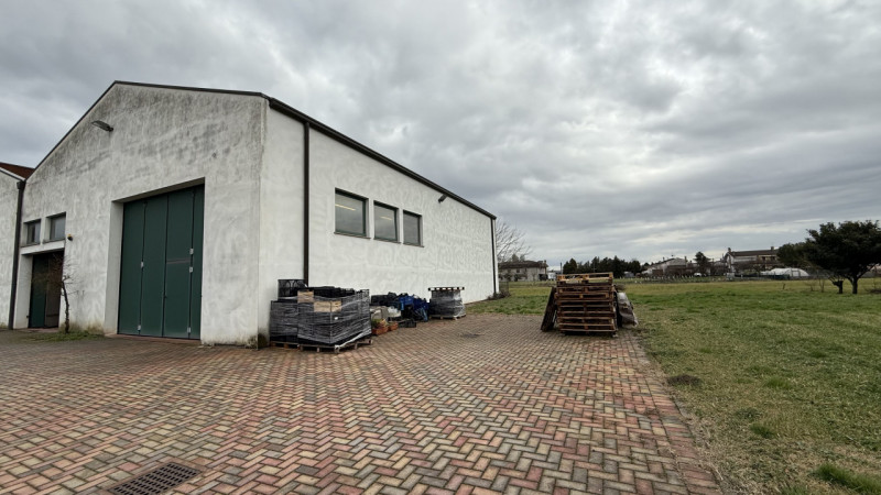 Rif. S398 - Proponiamo in vendita nel comune di Solesino un magazzino di 340 mq circa con piazzal...