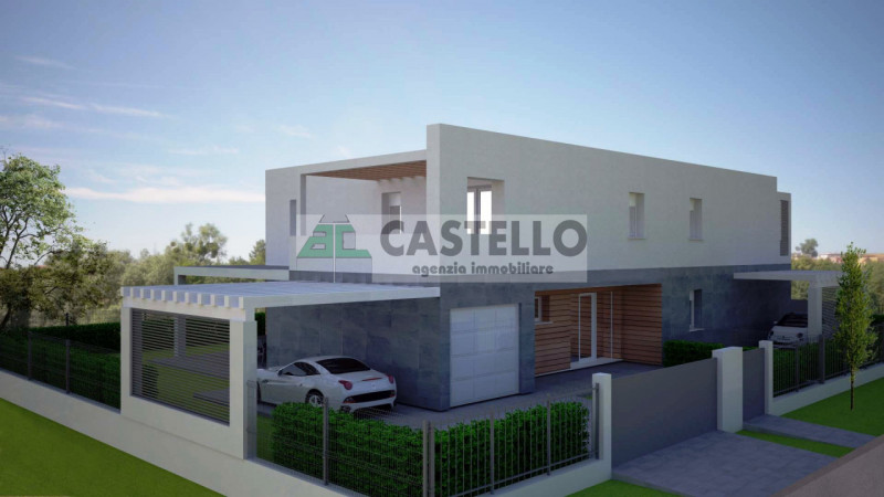 Campodarsego centro comoda ai servizi spaziosa porzione di bifamiliare con giardino privato. Rif....