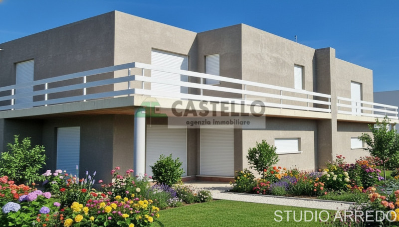 Campodarsego centro comoda ai servizi spaziosa porzione di bifamiliare con giardino privato. Rif....