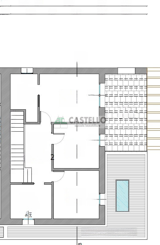Campodarsego centro comoda ai servizi spaziosa porzione di bifamiliare con giardino privato. Rif....