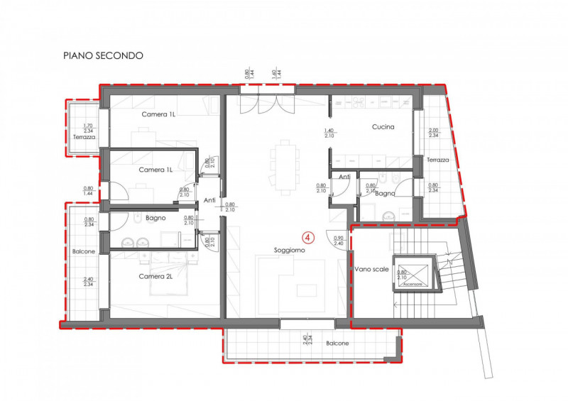 In una posizione strategica nel cuore di Savonarola, proponiamo un esclusivo appartamento quadril...