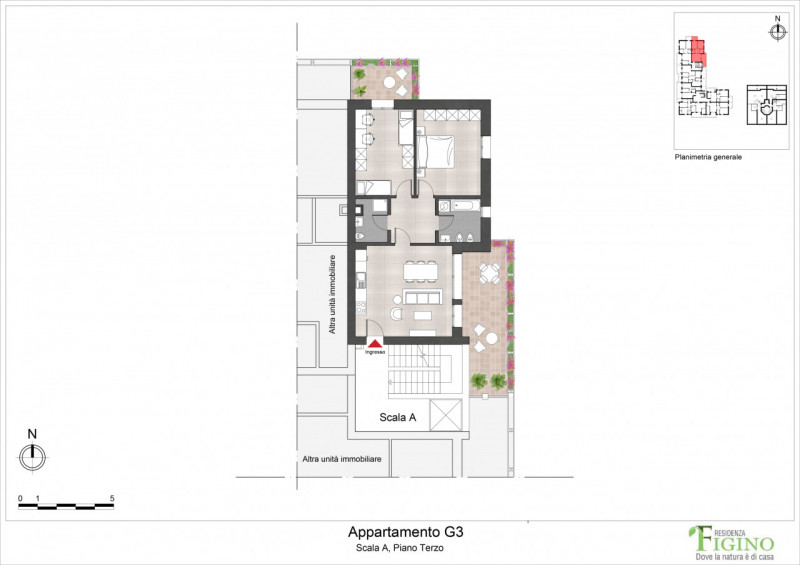 Milano Vendita Appartamento trilocale
