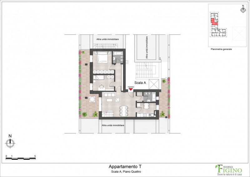 Milano Vendita Appartamento trilocale
