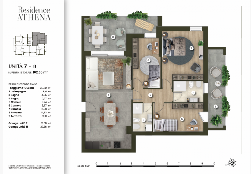 Riferimento I1192 

Montegrotto Terme - Residence Athena nuova palazzina composta da 12 appartame...