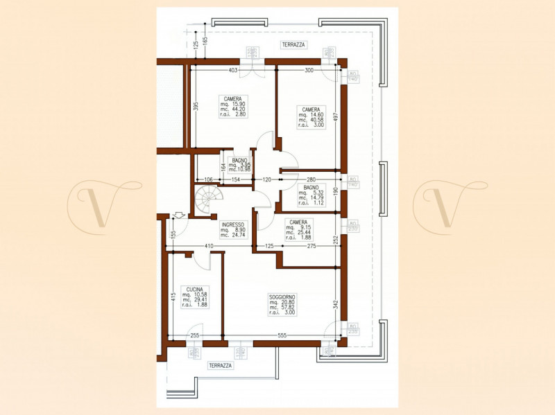 Quali sono le caratteristiche che differenziano questo appartamento da tutti gli altri?

- Terraz...