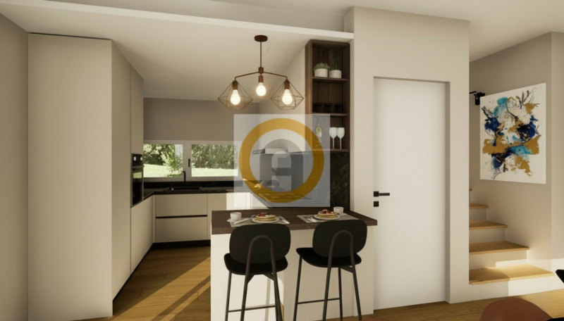 Scopri questa moderna villa a schiera di testa, situata in un elegante contesto residenziale nel ...