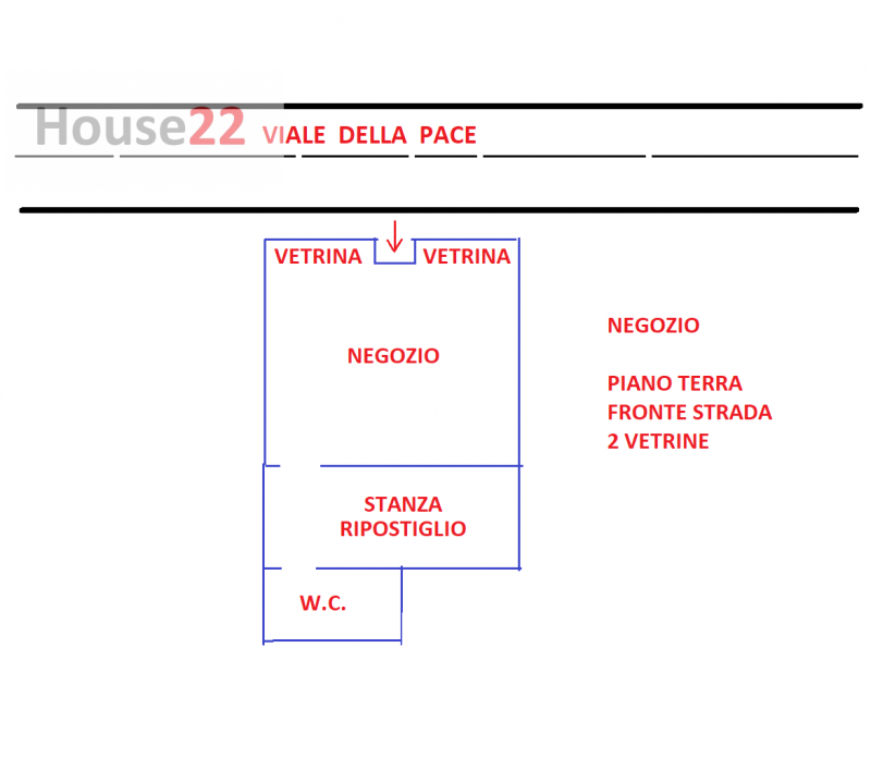 VIALE DELLA PACE - VICENZA. In zona di fortissimo passaggio veicolare e pedonale proponiamo NEGOZ...