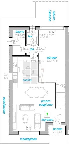 In NUOVO contesto residenziale, a pochi passi dal centro, sapientemente progettato e distribuito,...