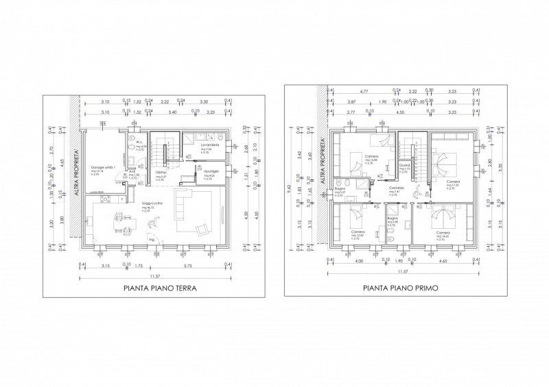 BRUGINE - Porzione di BIFAMILIARE sviluppata ai piani terra e primo, con spazio esterno di 600 mq...