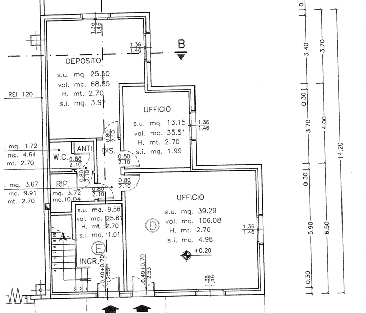 Riferimento per l'Agenzia FAU1 VIGONZA Zona Peraga affittasi elegante ufficio parzialmente arreda...