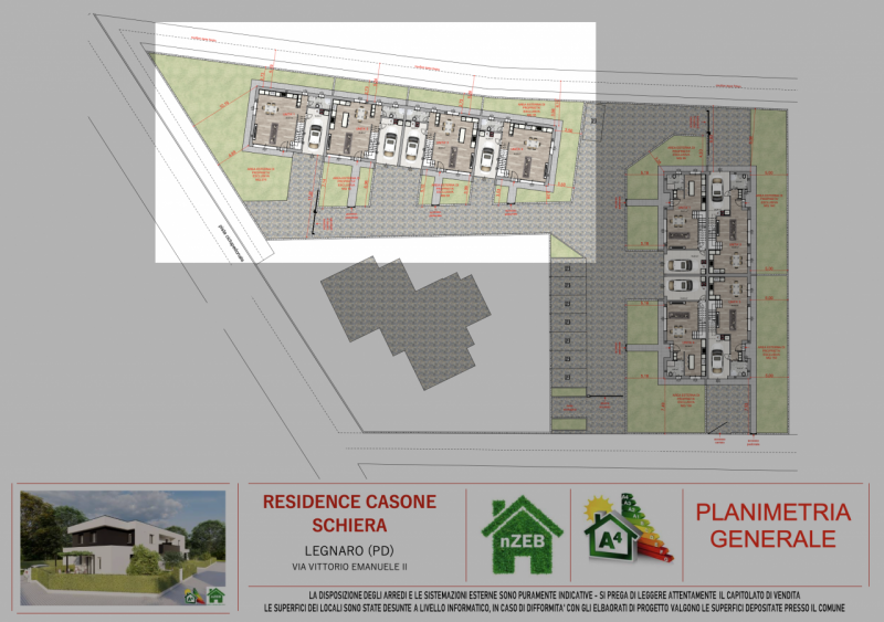 Splendide nuove villette quadrifamiliari disposte "a schiera".

Situate nel Comune di Legnaro, ne...