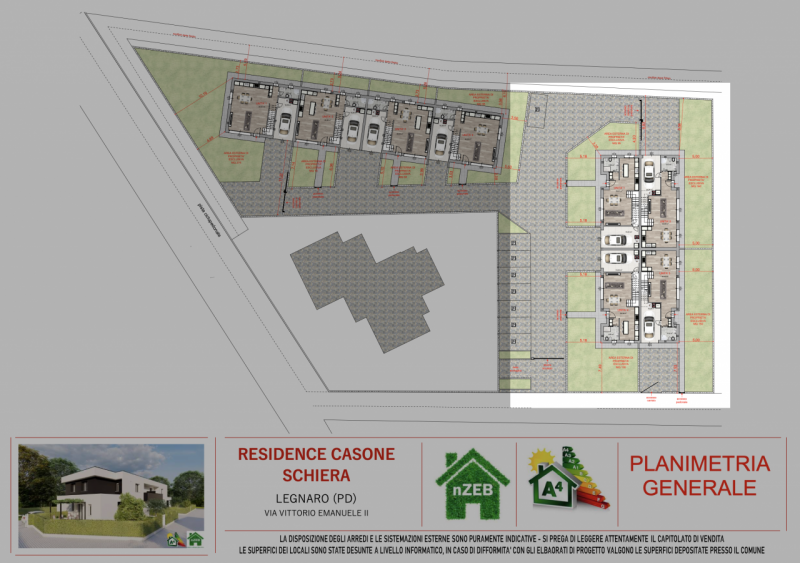 Nuove e moderne villette quadrifamiliari disposte "a croce".

Situate nel Comune di Legnaro, nell...
