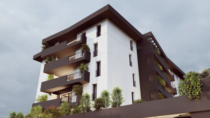 Nuova costruzione, piano attico di ampie dimensioni composto da una zona living di quasi 50 mq ch...