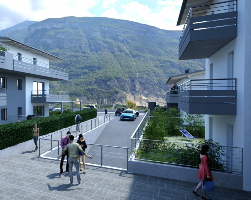 Trilocale con ampio giardino in classe A+