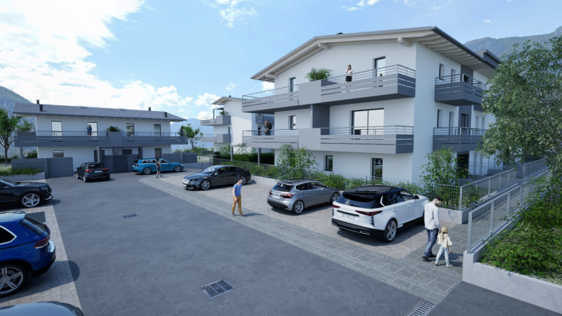 Trilocale con ampio giardino in classe A+