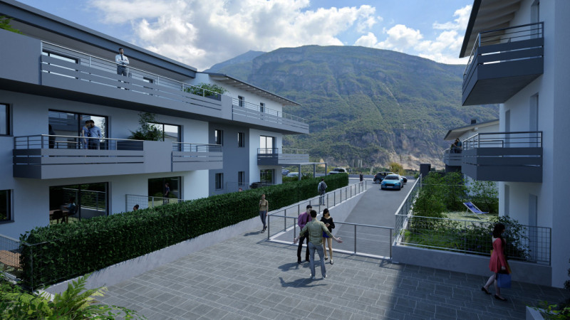 Trilocale con ampio giardino in classe A+