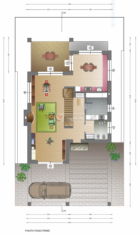 A soli 10 minuti da Borgo Berga (VI), in Comune di Arcugnano, sopra il Lago di FIMON, in posizion...