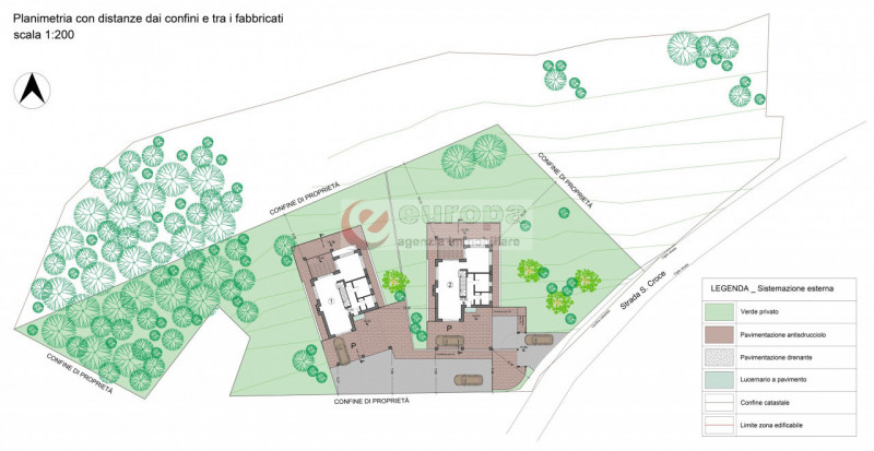 A soli 10 minuti da Borgo Berga (VI), in Comune di Arcugnano, sopra il Lago di FIMON, in posizion...