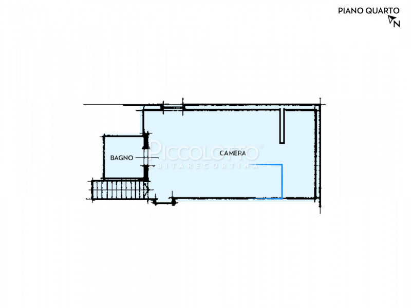 Rif. V5257 - Suggestivo attico in zona tranquilla e panoramica di Cortina d’Ampezzo, a pochi pass...