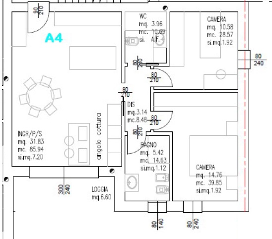 Riferimento annuncio: A4/G3 – A Treviso (TV), zona Sant’Artemio, proponiamo in vendita appartamen...