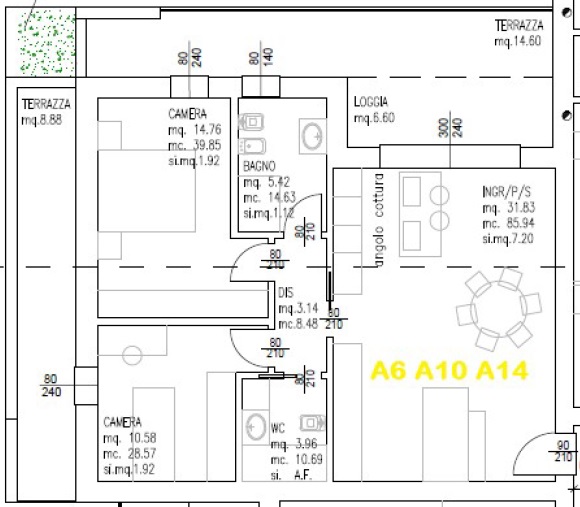 Riferimento annuncio: A6/G4 – A Treviso (TV), zona Sant’Artemio, proponiamo in vendita appartamen...