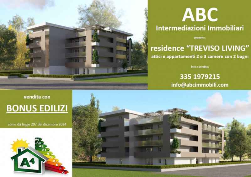 Riferimento annuncio: A18/G13 – A Treviso (TV), zona Sant’Artemio, proponiamo in vendita appartam...
