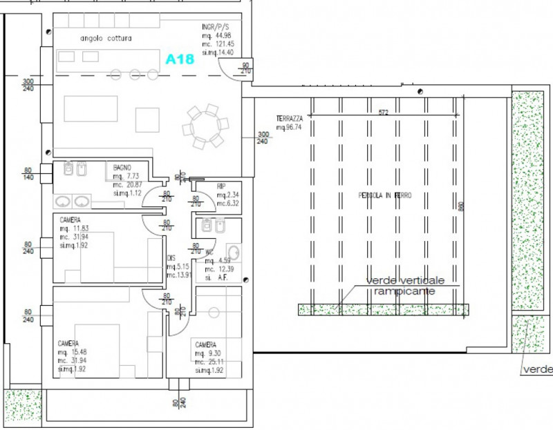 Riferimento annuncio: A18/G13 – A Treviso (TV), zona Sant’Artemio, proponiamo in vendita appartam...