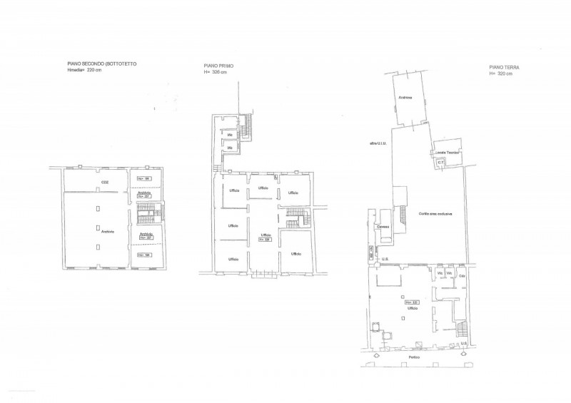 ESTE: in pieno centro storico palazzo sviluppato su 3 livelli con cortile esclusivo di complessiv...