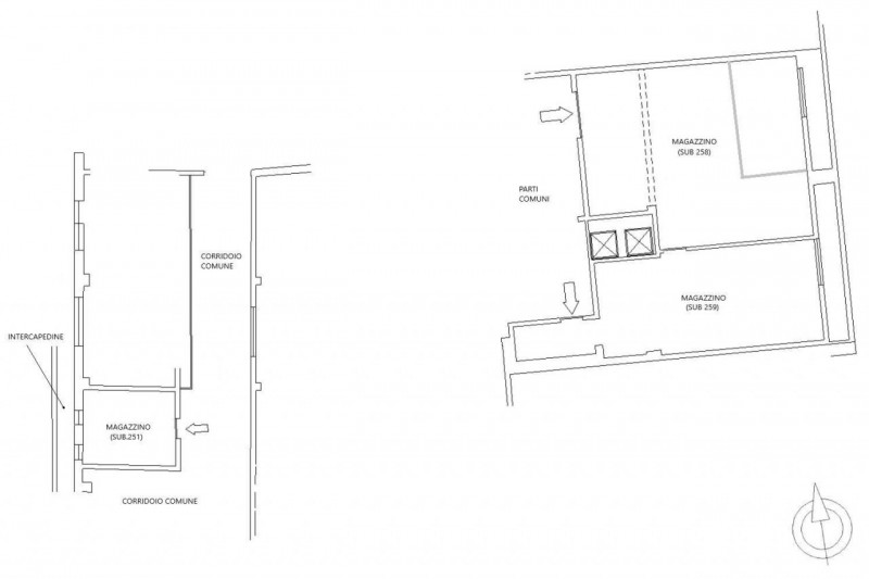 Quest’immobile viene venduto tramite asta online.
Tre locali ad uso magazzino posti al piano semi...