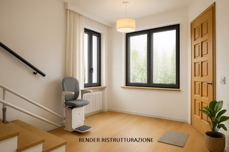 Torreglia centro – Fabbricato indipendente con negozio, abitazione, magazzini, garage e ampio sco...