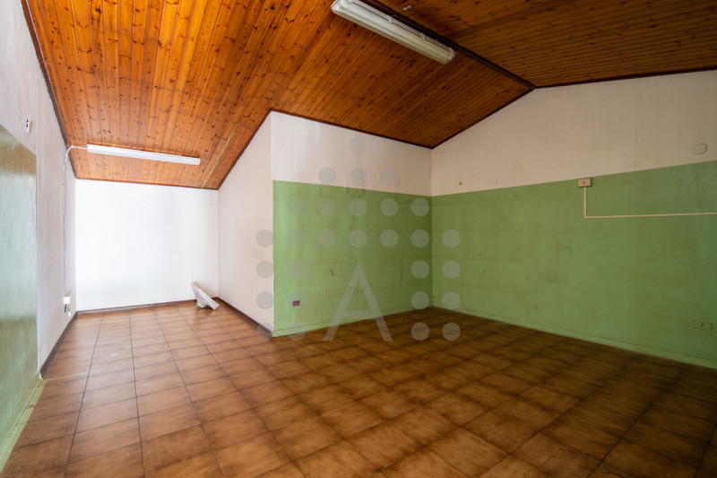 Torreglia centro – Fabbricato indipendente con negozio, abitazione, magazzini, garage e ampio sco...