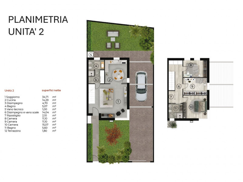 Proponiamo in vendita una splendida bifamiliare di nuova costruzione situata nella prima periferi...