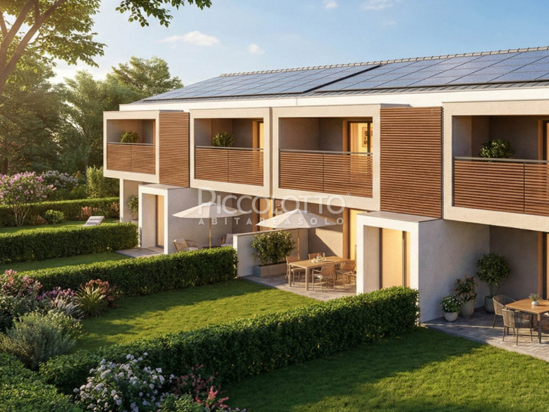 Rif. 5287 F - Asolo, località Pagnano, in vendita attico di nuova costruzione situato in un tranq...