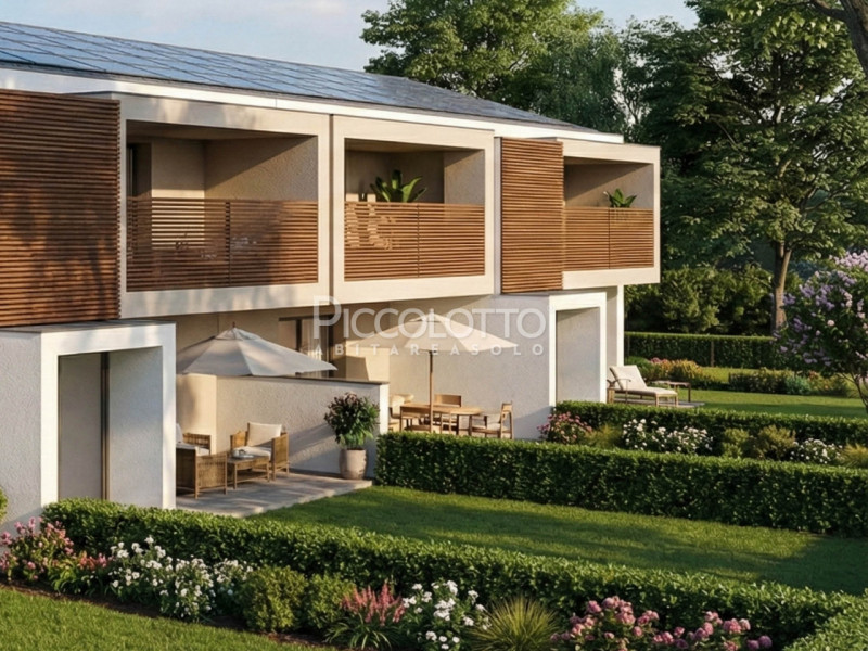 Rif. 5287 F - Asolo, località Pagnano, in vendita attico di nuova costruzione situato in un tranq...