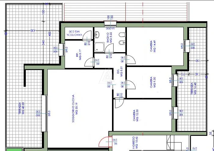 L'Agenzia IRIS di Castelfranco propone in vendita appartamento al primo piano con grande terrazzo...
