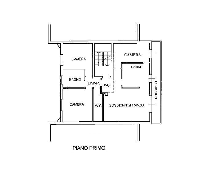 APPARTAMENTO CON GIARDINO E TAVERNA-Rif. FPMV1