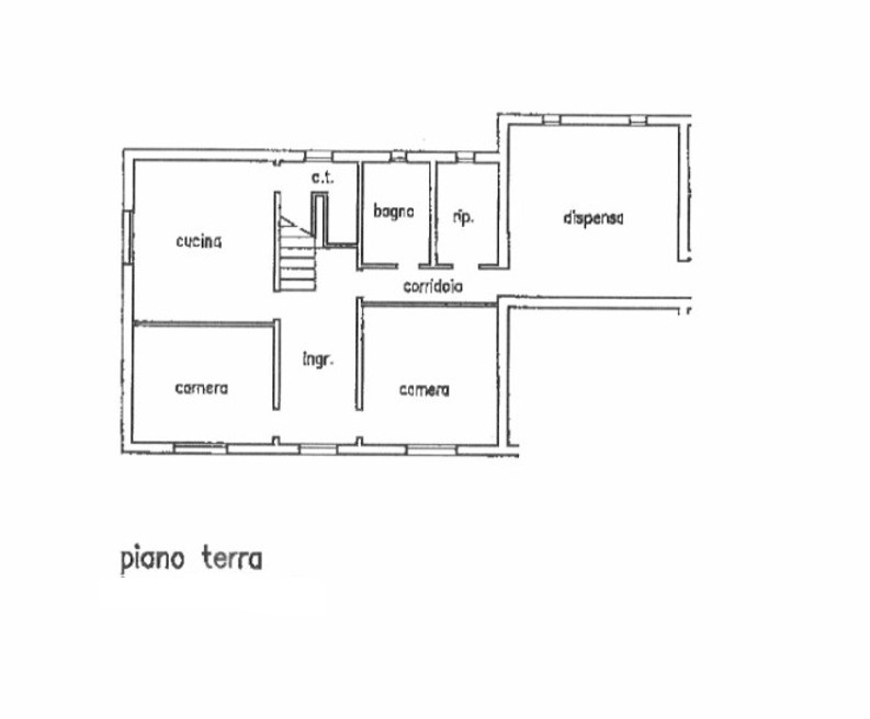 Appartamento con ca 500 mq di giardino. Rif. FPSB7