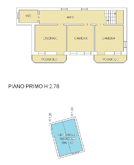 Galzignano Terme, casa singola da ristrutturare con scoperto di proprietà sviluppata su due livel...