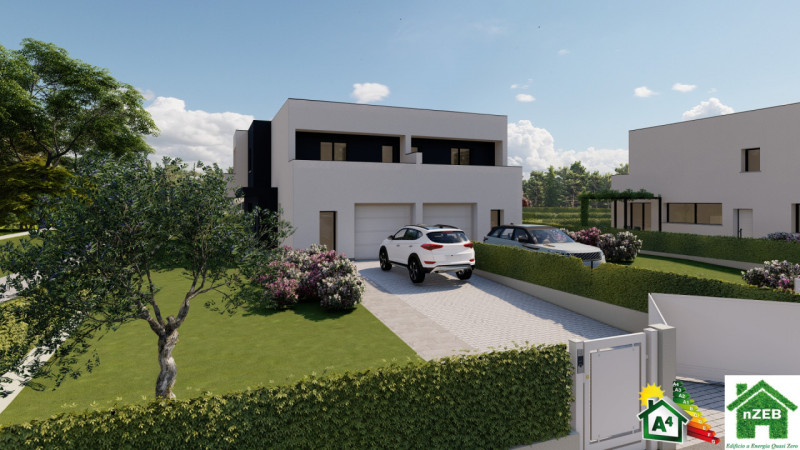 Moderne ville bifamiliari di nuova costruzione, inserite in elegante contesto residenziale ricco ...