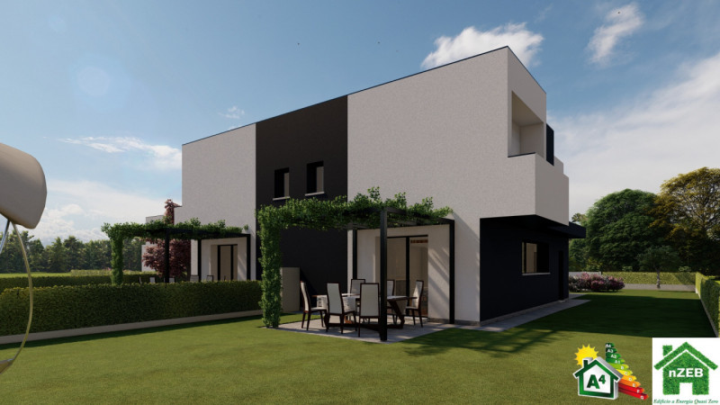 Moderne ville bifamiliari di nuova costruzione, inserite in elegante contesto residenziale ricco ...