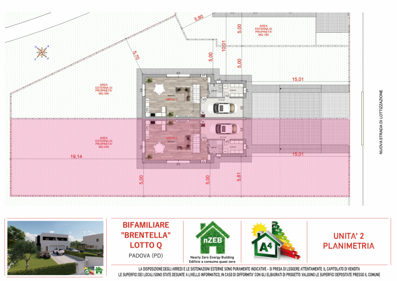 Moderne ville bifamiliari di nuova costruzione, inserite in elegante contesto residenziale ricco ...