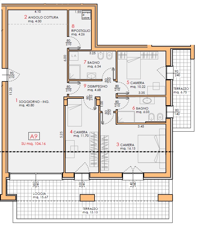 Se stai cercando un appartamento nuovo e funzionale in un contesto moderno e tranquillo, eccoti a...