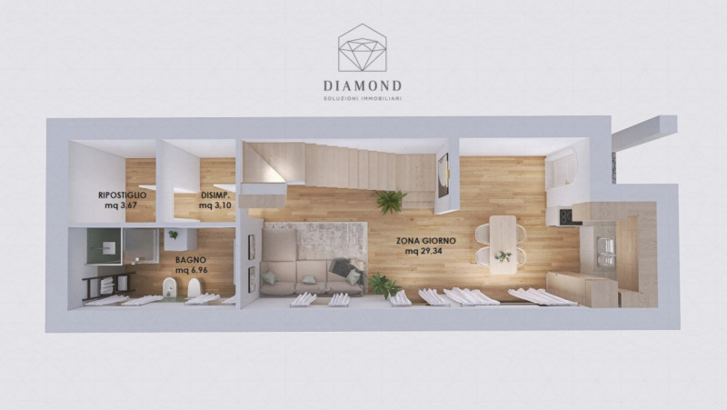 Colbertaldo: nelle vicinanze del centro paese, proponiamo una graziosa casetta singola allo stato...