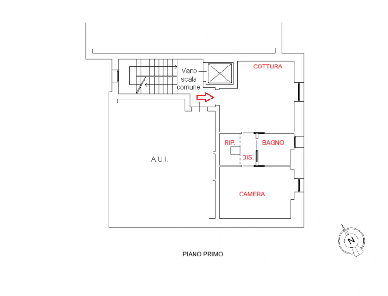 AFFITTASI MINI ARREDATO, IN PALAZZINA CON ASCENSORE A VICENZA, INTERNO VIALE TRIESTE - RIF. 8250-...