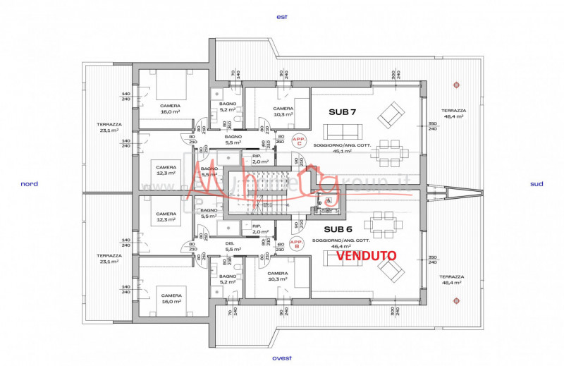 ABANO TERME - (Rif.A417-S) - In prossimità del centro di Abano Terme, quartiere signorile e ben s...