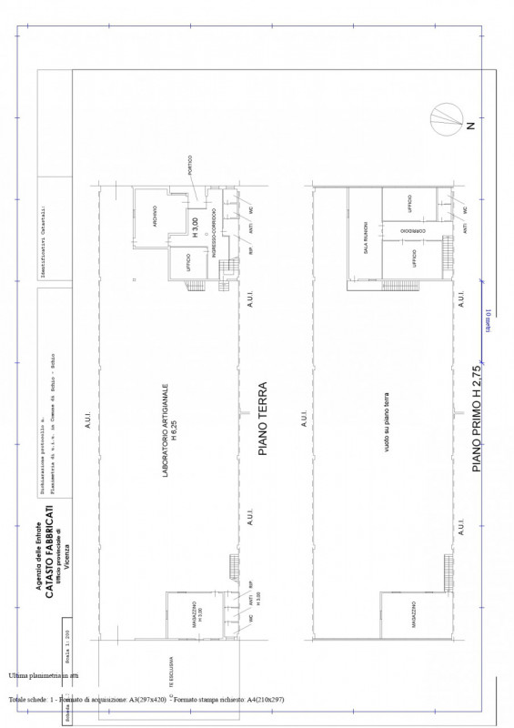 L’immobile ha una superficie di circa 1250 mq, di cui uffici di circa 200 mq, separati da pareti ...