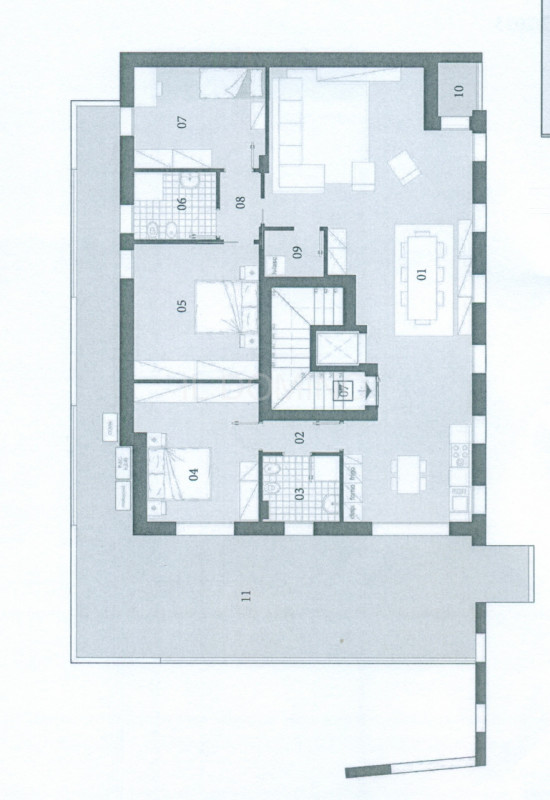 Nuovo Attico su piccola palazzina signorile di 7 unità, posto al 3° e ultimo piano servito da asc...