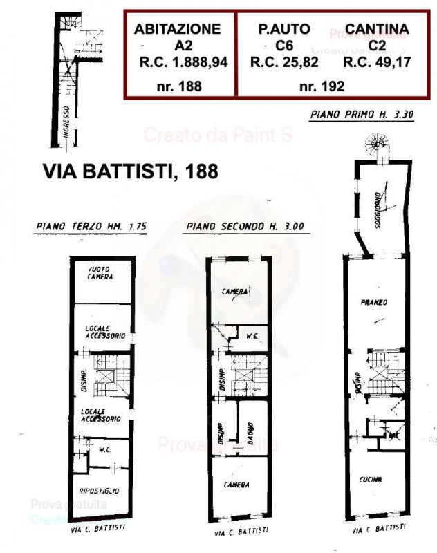 Esclusiva abitazione in vendita € 720.000, in Via Cesare Battisti, a 30 metri da Ospedale. Esposi...