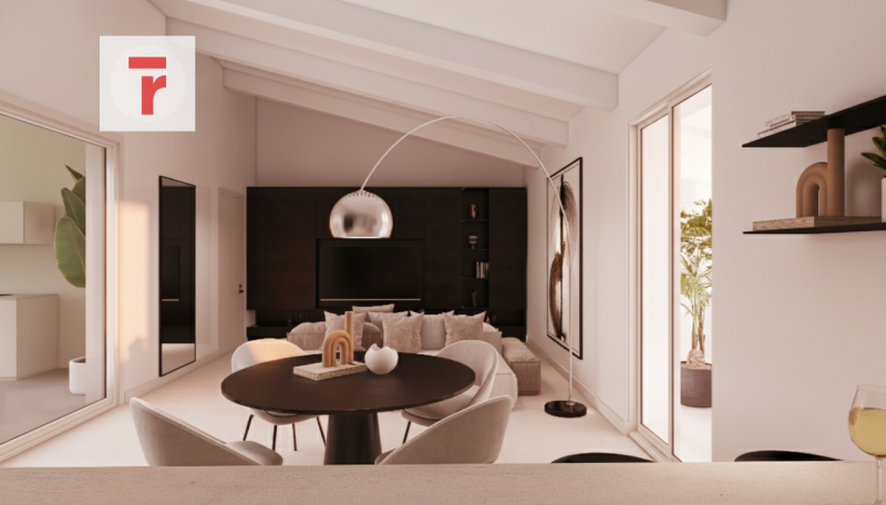 In nuovo contesto residenziale moderno, proponiamo luminoso appartamento all’ultimo piano caratte...