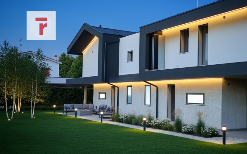 In un contesto elegante e silenzioso sta prendendo forma una bifamiliare dal carattere accoglient...